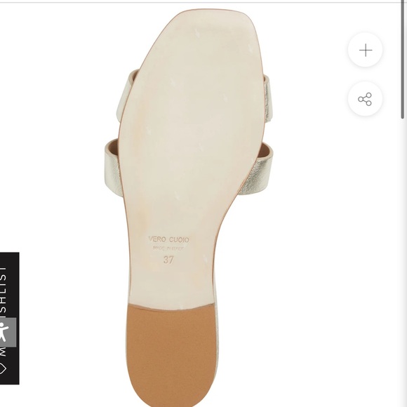 Brunomagli FINA SINGLE BAND SANDAL GOLD METALLIC - Picture 7 of 8